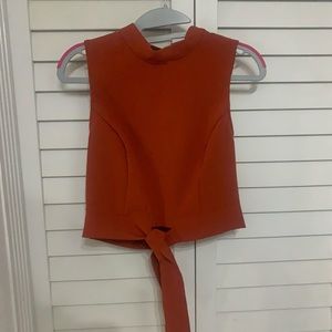 AKIRA RED LABEL Burnt Orange crop top